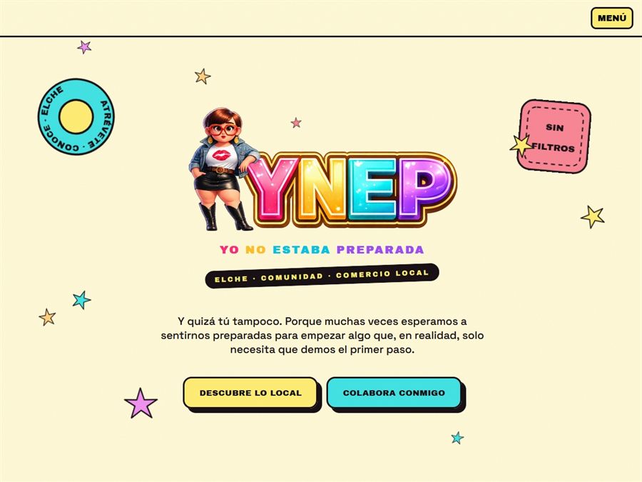 Captura de la web de Yo No Estaba Preparada